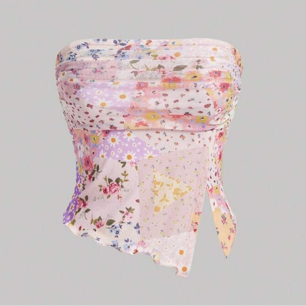 Floral Bandeau Top